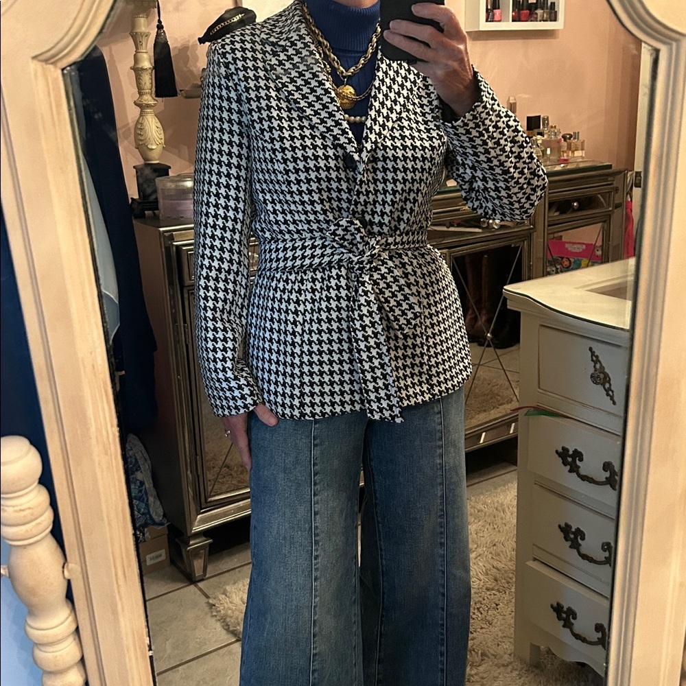 Houndstooth Blazer/Jacket - image 7